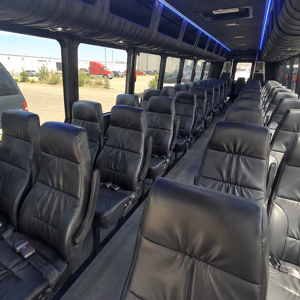 35 passenger minibus interior
