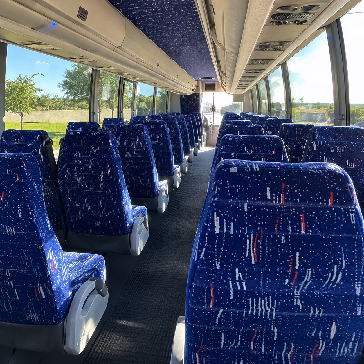san francisco charter bus rental inside