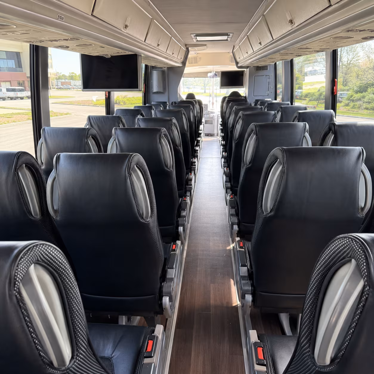 san francisco charter bus rental interior