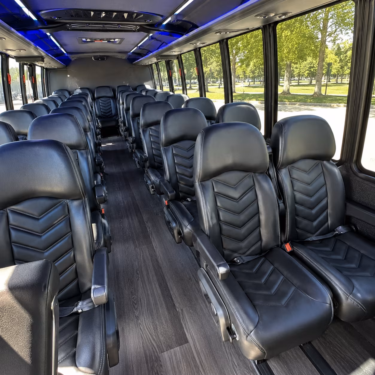 san francisco private event transportation onboard seating